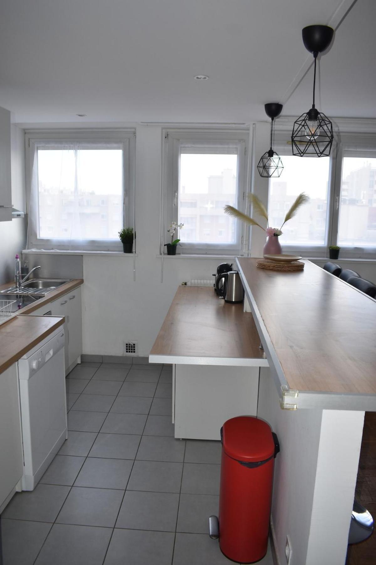 Appartement Lumineux 3 Chambres - Villeurbanne Gratte Ciel 外观 照片